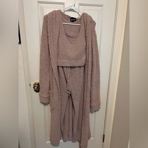 Fancy Homebody: Signature Fuzzy Wuzzy 3pc Lounge Set [Mocha]